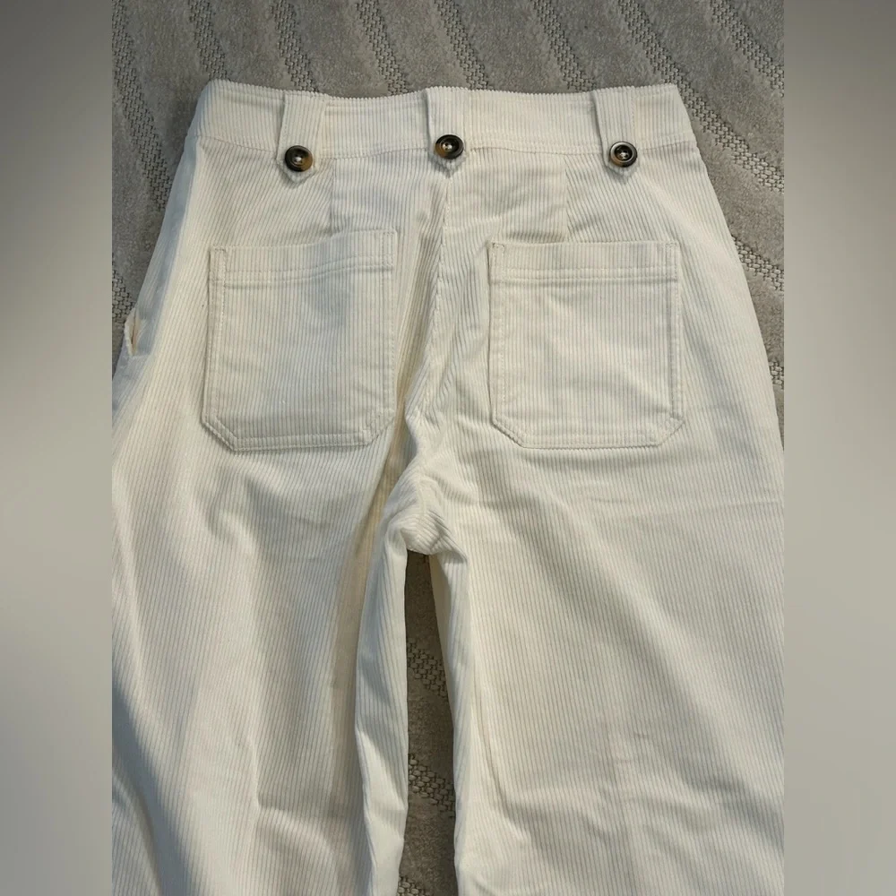 NWT Boden Pimlico Cord Pants in Ivory - Size 2 - Picture 5 of 11